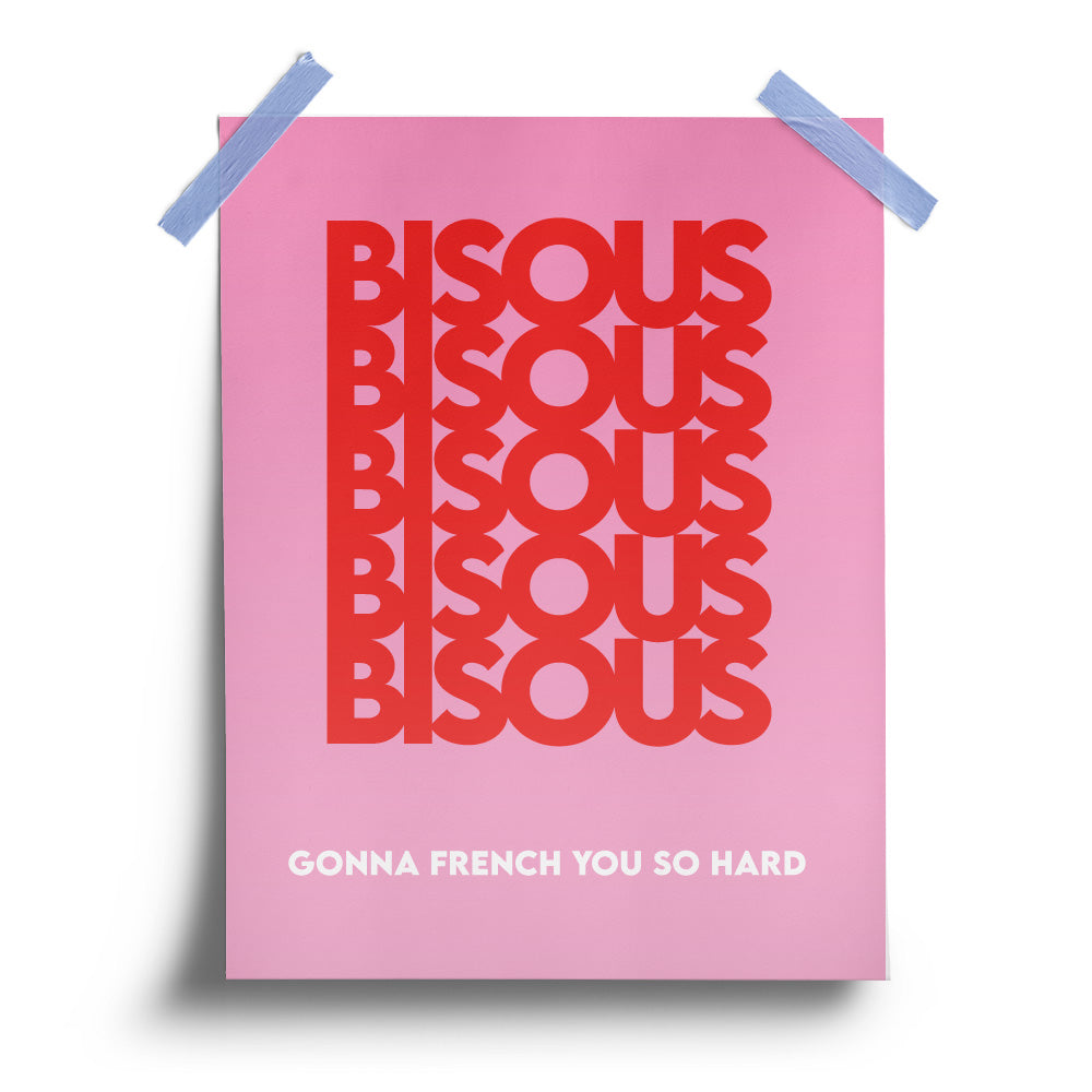 Bisous Poster