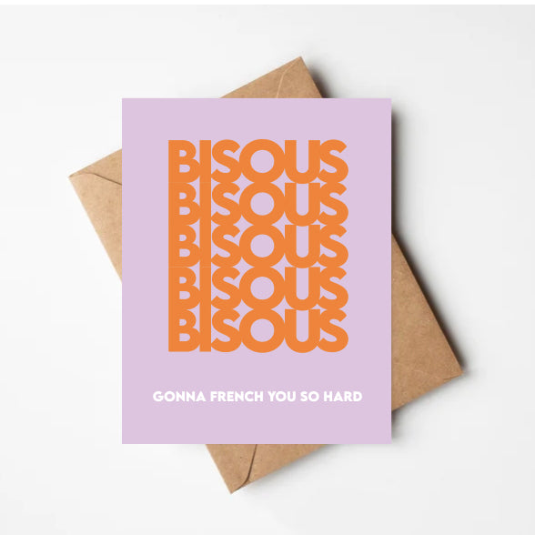 Greeting card - Bisous