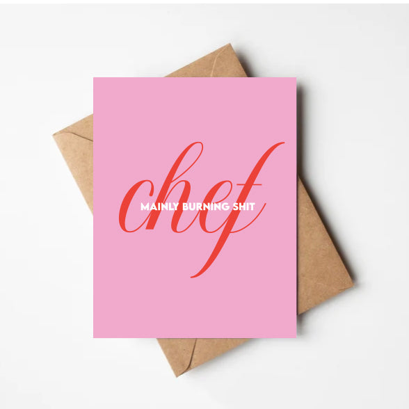 Greeting card - Chef