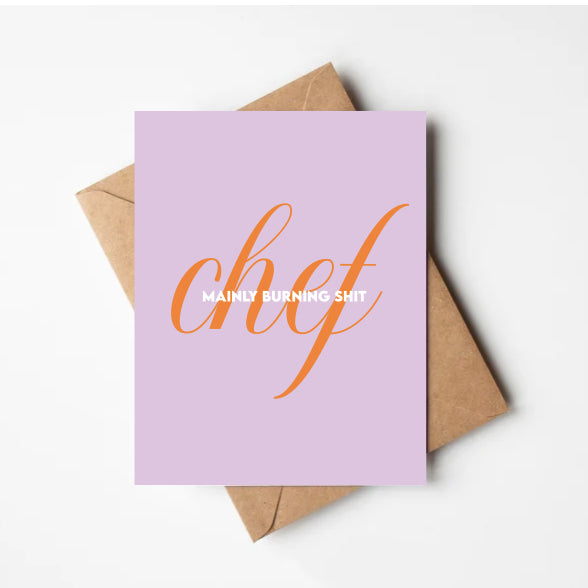 Greeting card - Chef