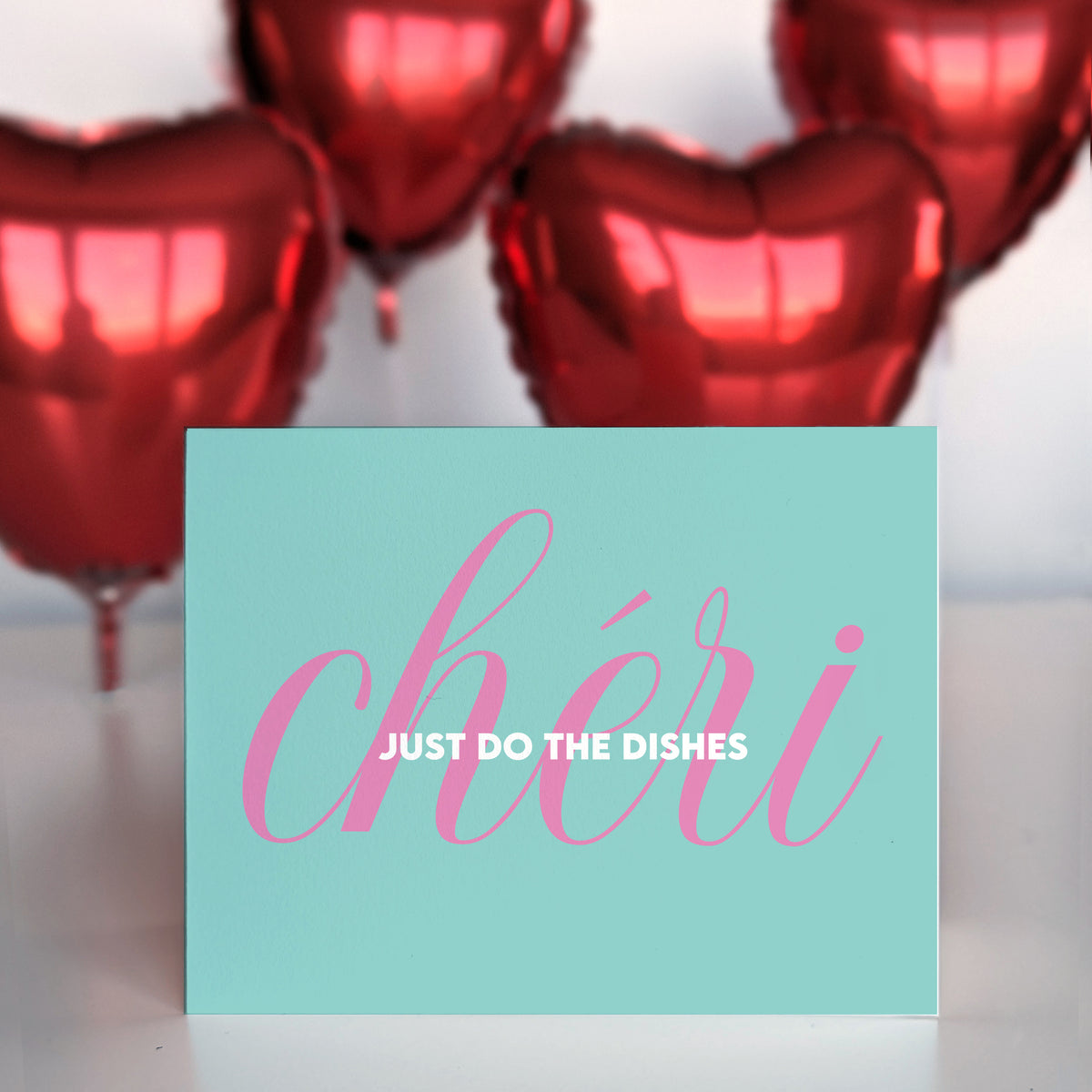Greeting card - Cheri Just do the dishes