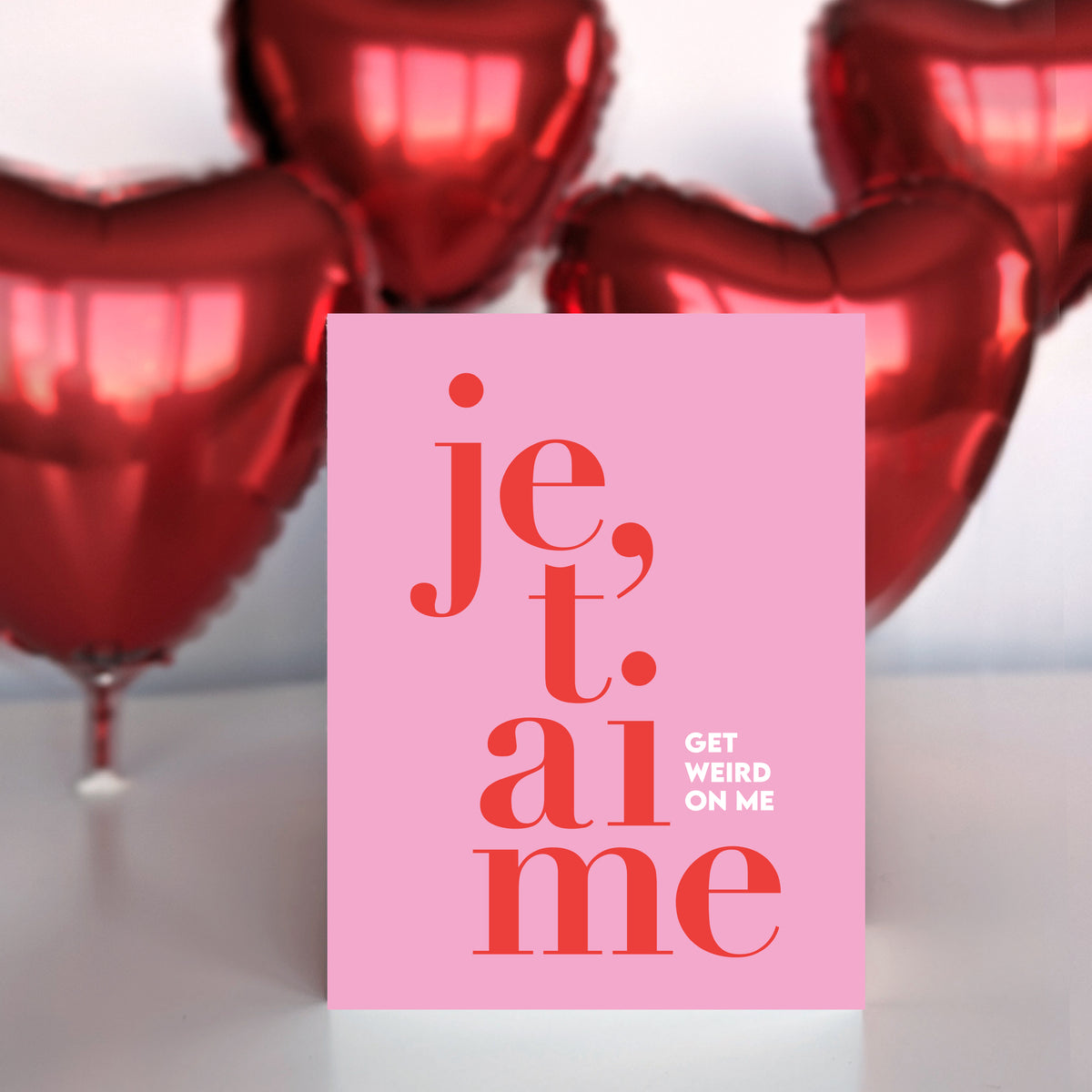 Greeting card - Je t'aime