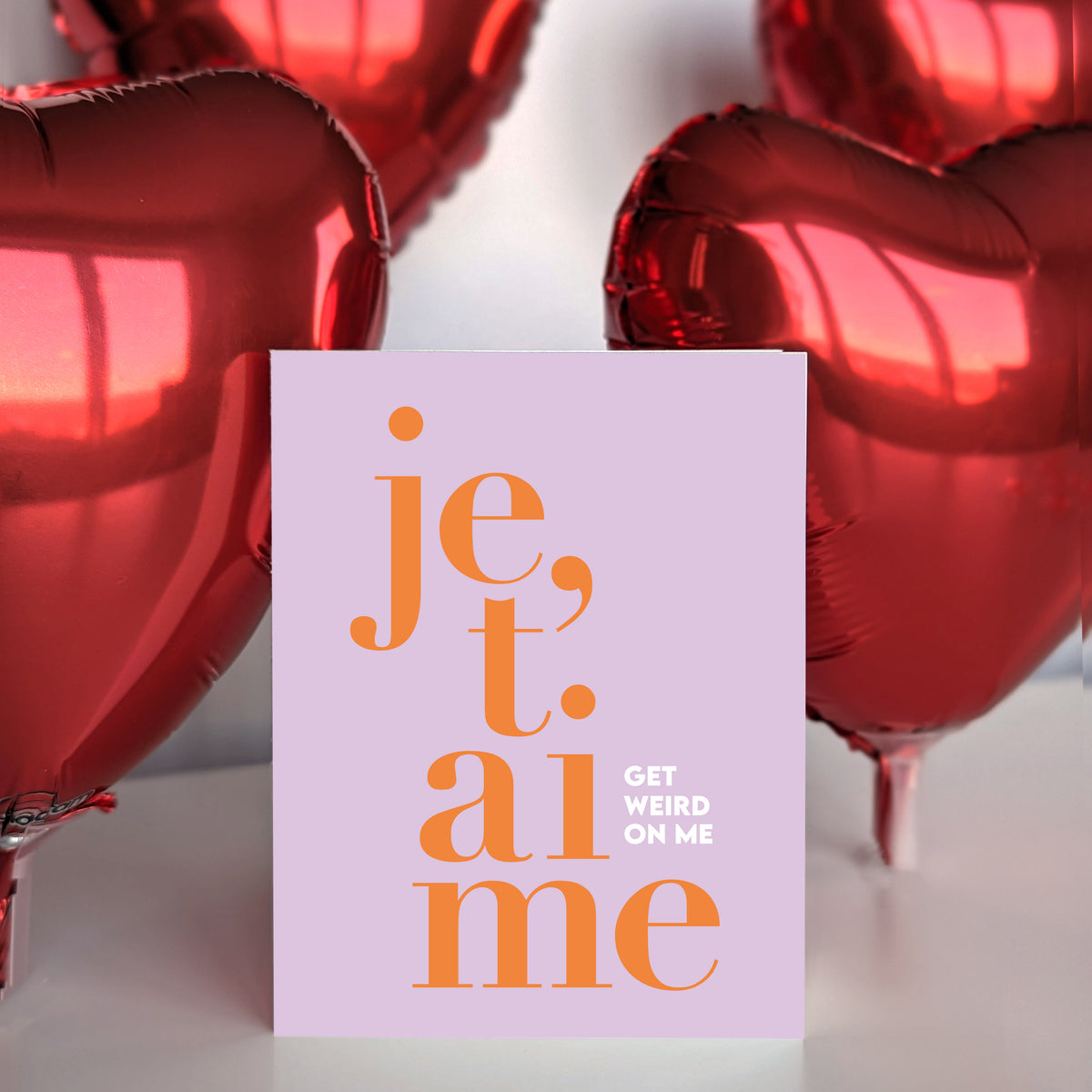 Greeting card - Je t'aime