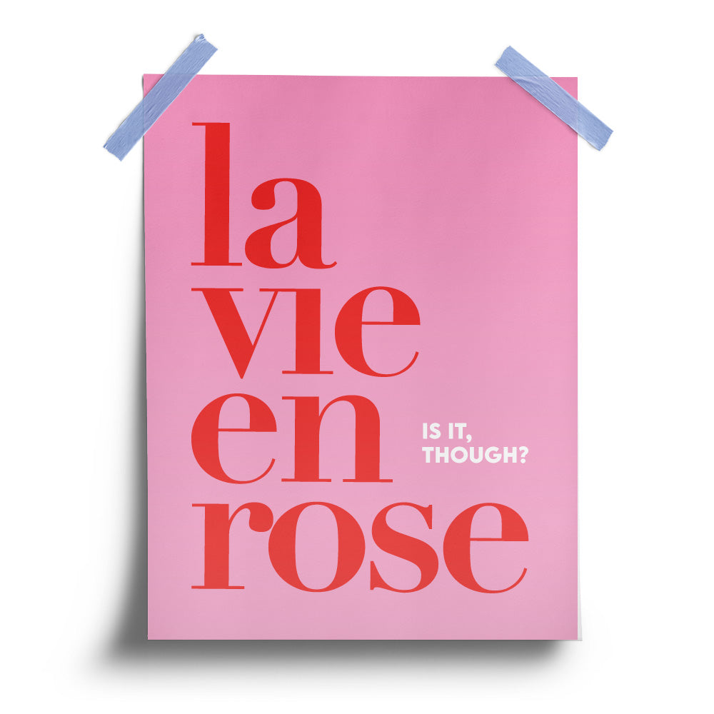 La vie En Rose poster