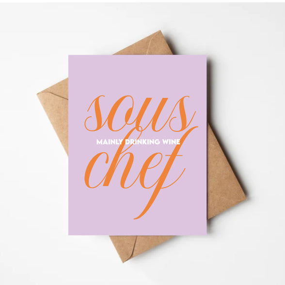 Greeting card - Sous Chef